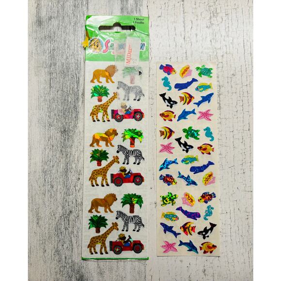 Vintage Lot of Mrs. Grossman Sandilion Stickers Animals holiday scrapbook - Picture 10 of 12